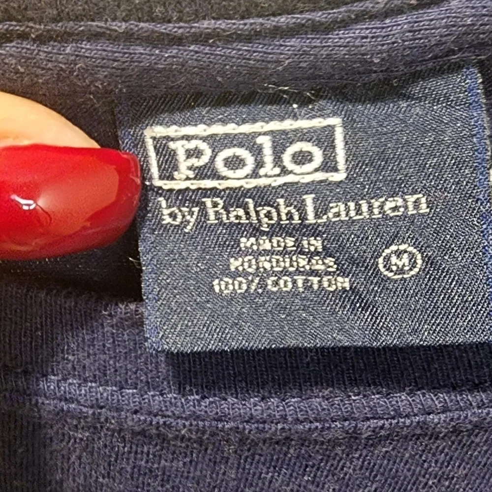 Polo by Ralph Lauren Men's Navy Blue Short Sleeves Tshirt Size M